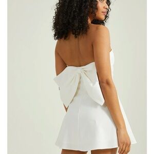 Lilia Strapless Bow Dress